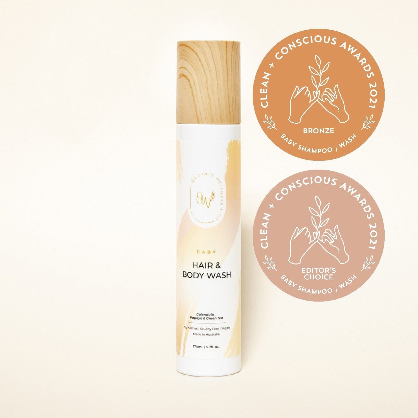 Baby Hair & Body Wash Organik Wellness & Co.